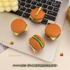 Simulación hamburguesas pinzas de pelo divertido divertido comida capricho niños clase de estudiante cute comida juego regalo duckbill clip Specification image